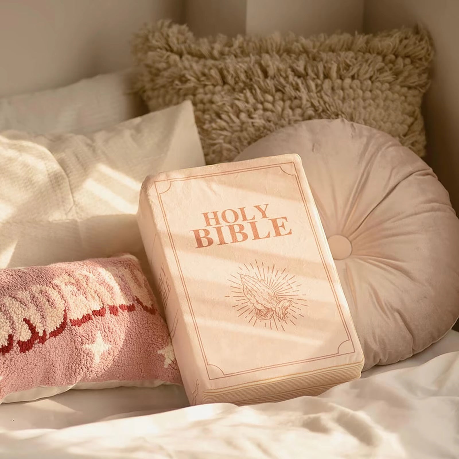 Cuddle Up with Faith: The Huggable Red Bible Pillow for Kids 3