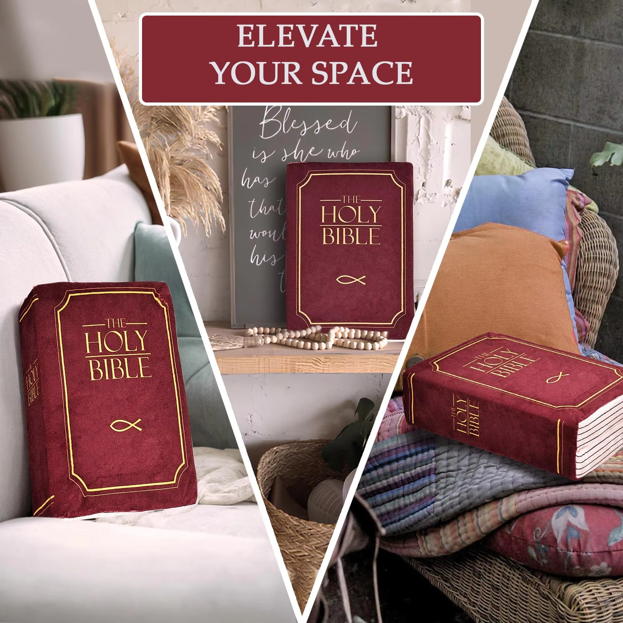 Cuddle Up with Faith: The Huggable Red Bible Pillow for Kids 3