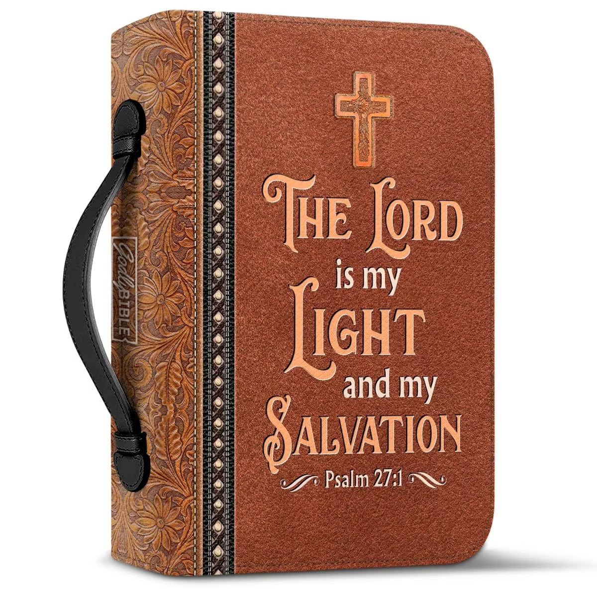 Men's Light and Salvation Personalized Bible Cover