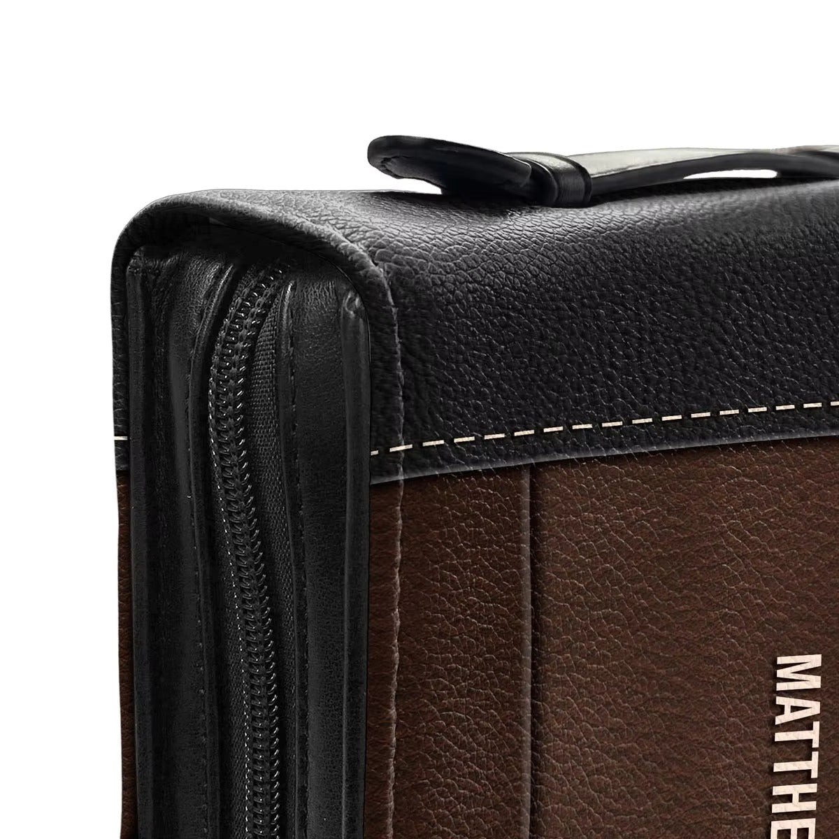 Men's Faith Can Move Mountains Personalized Bible Cover