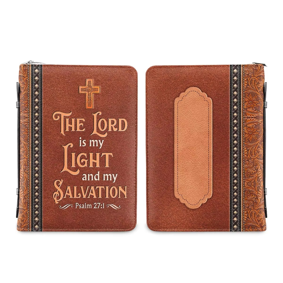 Men's Light and Salvation Personalized Bible Cover