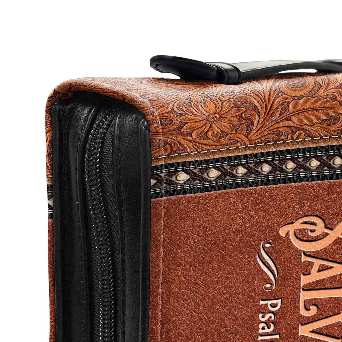Men's Light and Salvation Personalized Bible Cover