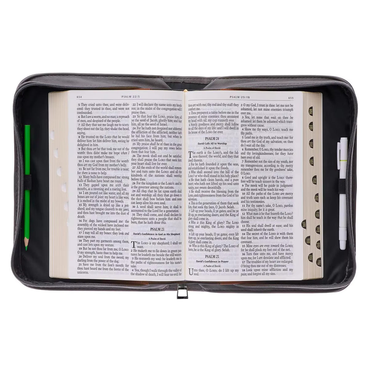 Men's Faith Can Move Mountains Personalized Bible Cover